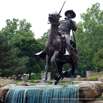 high quality buffalo soldier statue for sale